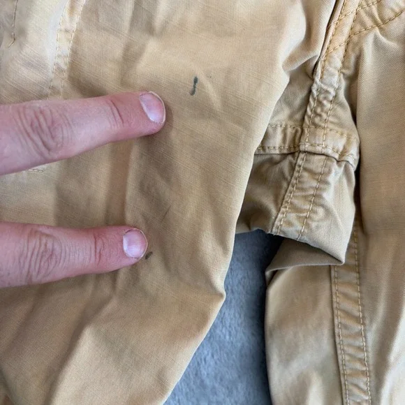 Vintage Hollister Cargo Paratrooper Baggy Skater Pants in Tan Men Medium 34x30